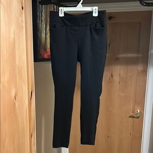 Dalia Black Ankle Cropped Pants